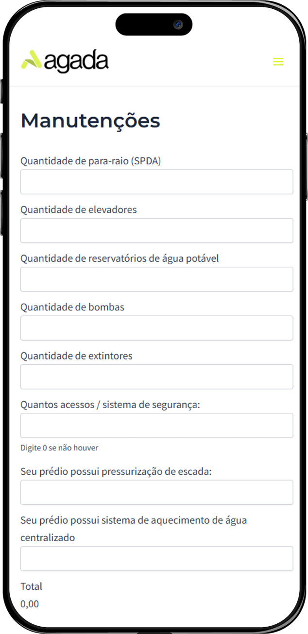 calculadora de manutenção